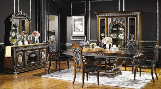 120cm 130cm 150cm Luxury Wood Dining Room Sets Antique Wooden Dining Table Set