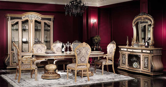 120cm 130cm 150cm Luxury Wood Dining Room Sets Antique Wooden Dining Table Set