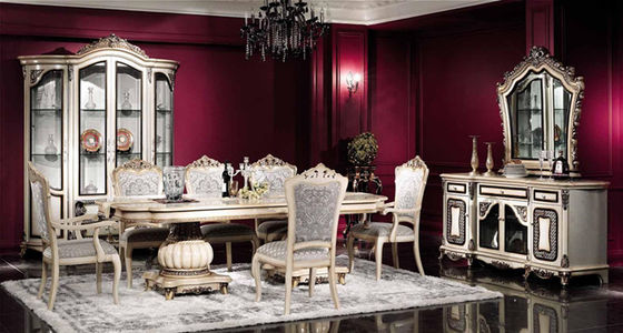 120cm 130cm 150cm Luxury Wood Dining Room Sets Antique Wooden Dining Table Set