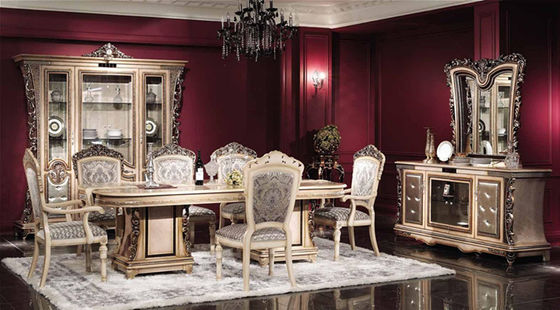 120cm 130cm 150cm Luxury Wood Dining Room Sets Antique Wooden Dining Table Set