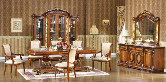 Custom Made Hand Carved Luxury Modern Dining Room Sets 1200mm 1300mm 1500mm